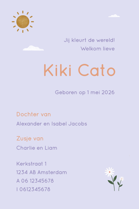Kaart binnenkant